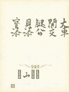 宝贝腿开大点我添添公交车