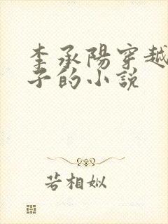 李承阳穿越成皇子的小说