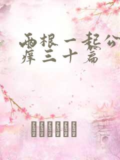 两根一起公憩止痒三十篇