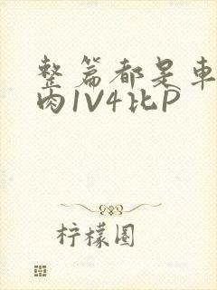 整篇都是车的多肉1V4比P