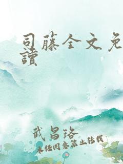 司藤全文免费阅读