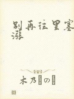 别再往里塞了好涨