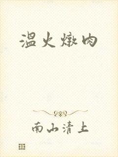 温火炖肉