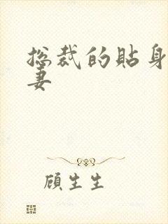 总裁的贴身下堂妻