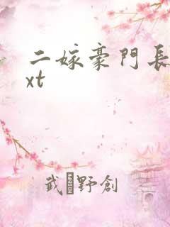 二嫁豪门长媳txt