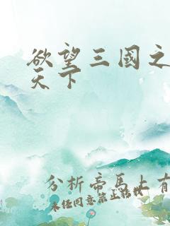 欲望三国之独占天下