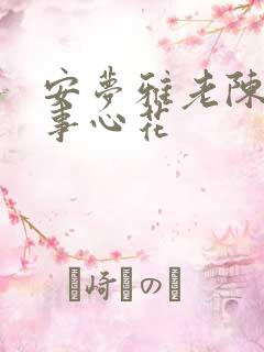 安梦雅老陈的故事心花