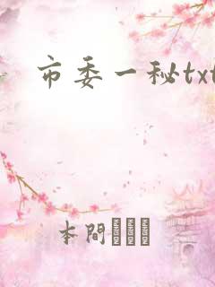 市委一秘txt