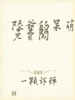 陆爷的呆萌甜妻免费阅