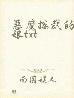 恶魔总裁的小新娘txt