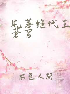 风华绝代王妃斗苍穹