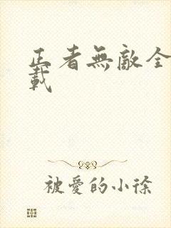 正者无敌全集下载