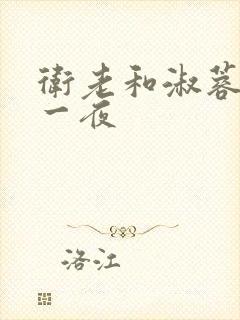 卫老和淑蓉销魂一夜