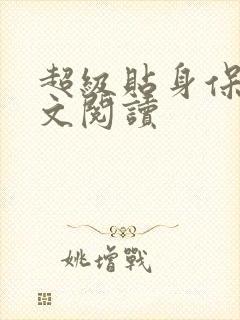 超级贴身保镖全文阅读