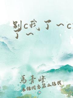 别c我了～c烂了～