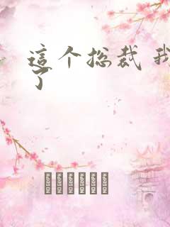 这个总裁 我要了