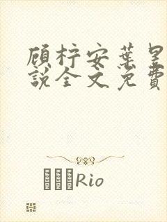 顾柠安叶昱城小说全文免费阅读