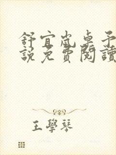 舒宜岚卓予淮小说免费阅读全文