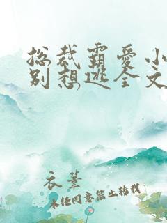 总裁霸爱小娇妻别想逃全文阅读免费