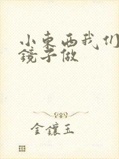 小东西我们对着镜子做