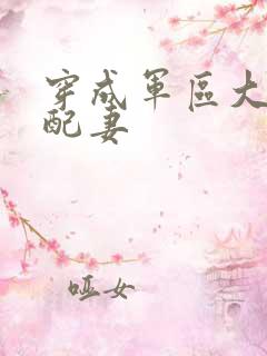 穿成军区大佬女配妻