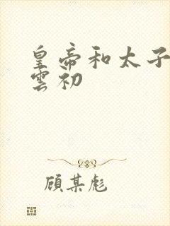 皇帝和太子妃h云初