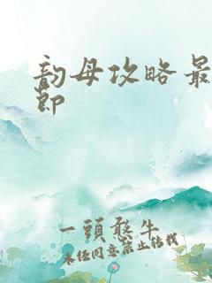 韵母攻略最新章节