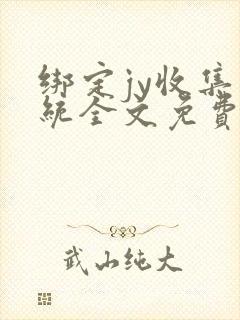 绑定jy收集系统全文免费阅读