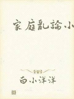 家庭乱论小说