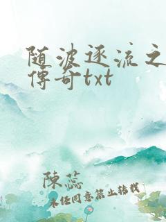 随波逐流之神龙传奇txt