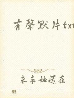 有声默片txt