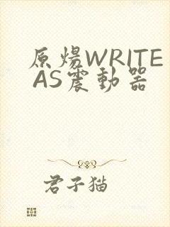 原炀WRITE AS震动器