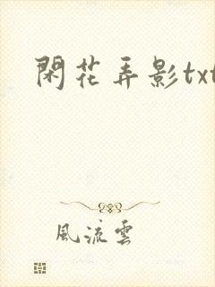 闲花弄影txt