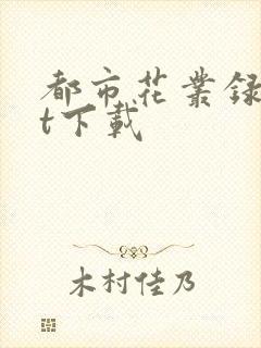 都市花丛录txt下载