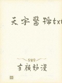 天字医号txt