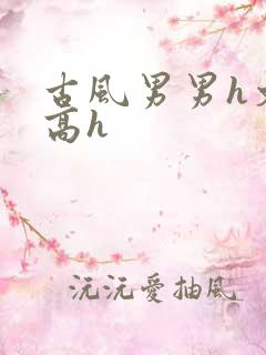 古风男男h文肉高h