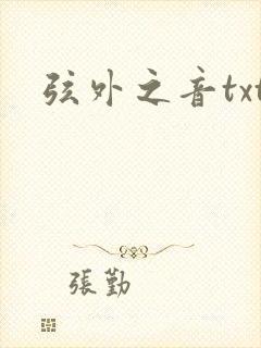 弦外之音txt
