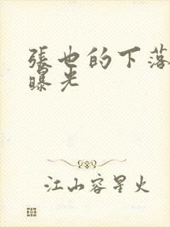 张也的下落终于曝光