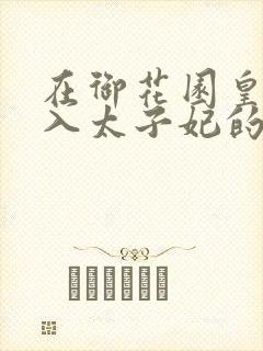 在御花园皇上进入太子妃的小说