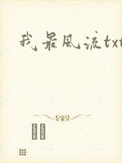我最风流txt