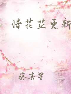 惜花芷更新时间