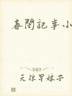 春闺记事小说