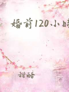 婚前120小时
