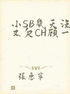 小SB几天没做又欠CH顾一成