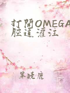 打开OMEGA腔道灌注