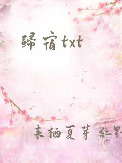 归宿txt