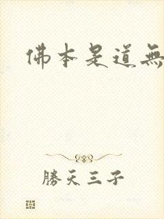 佛本是道无弹窗