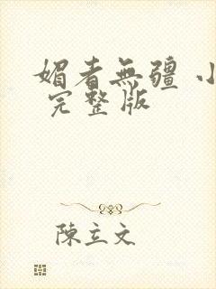 媚者无疆 小说 完整版