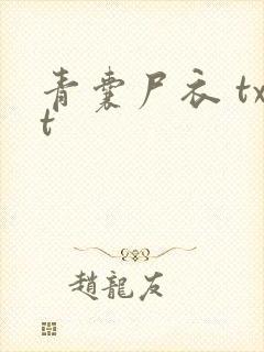 青囊尸衣 txt