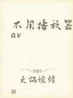 不用播放器的gav